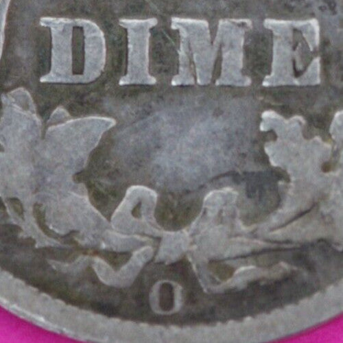 1902 O Barber Liberty Dime Scarce Semi Key Date Silver Coin New Orleans Mint 177