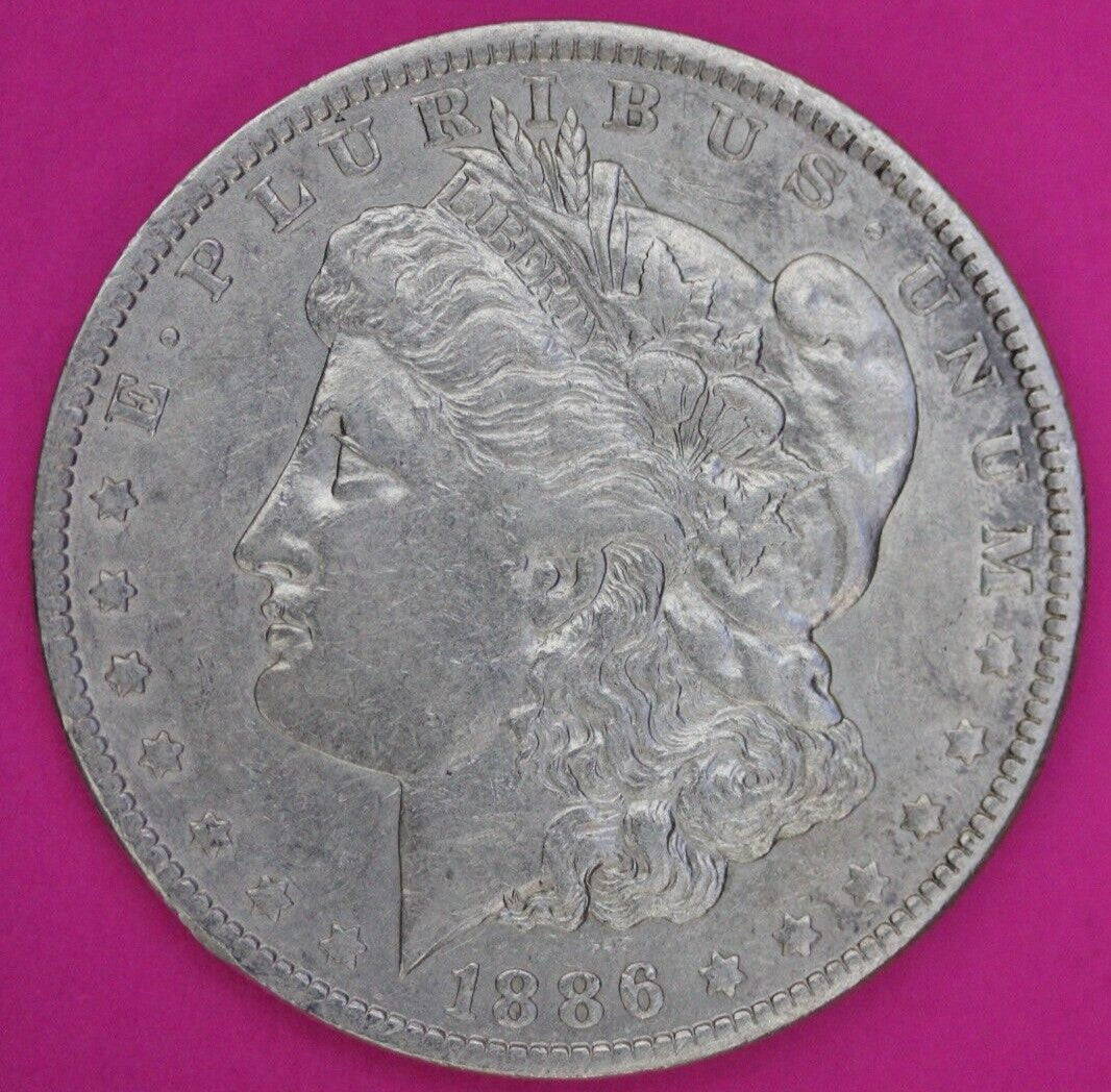High Grade 1886 O Morgan Liberty Silver Dollar New Orleans Minted Rare Coin 36