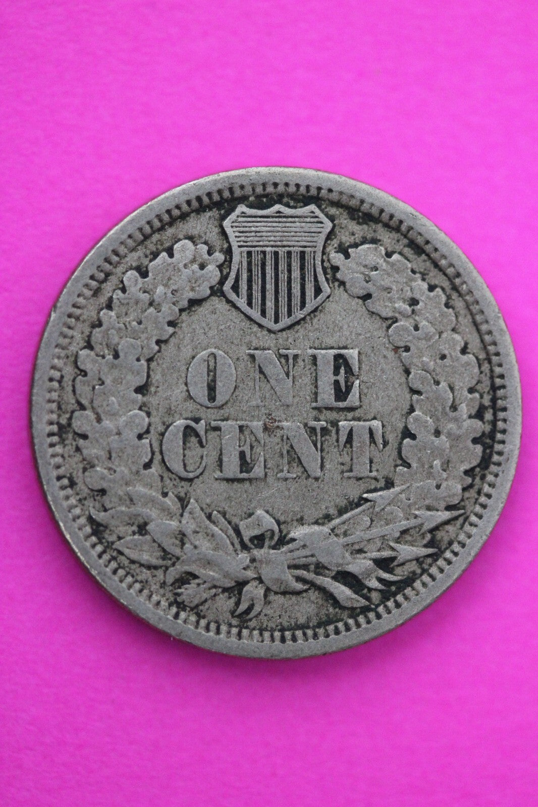1862 Copper Nickel Indian Head Cent Penny Exact Early Type Coin Pictured 19