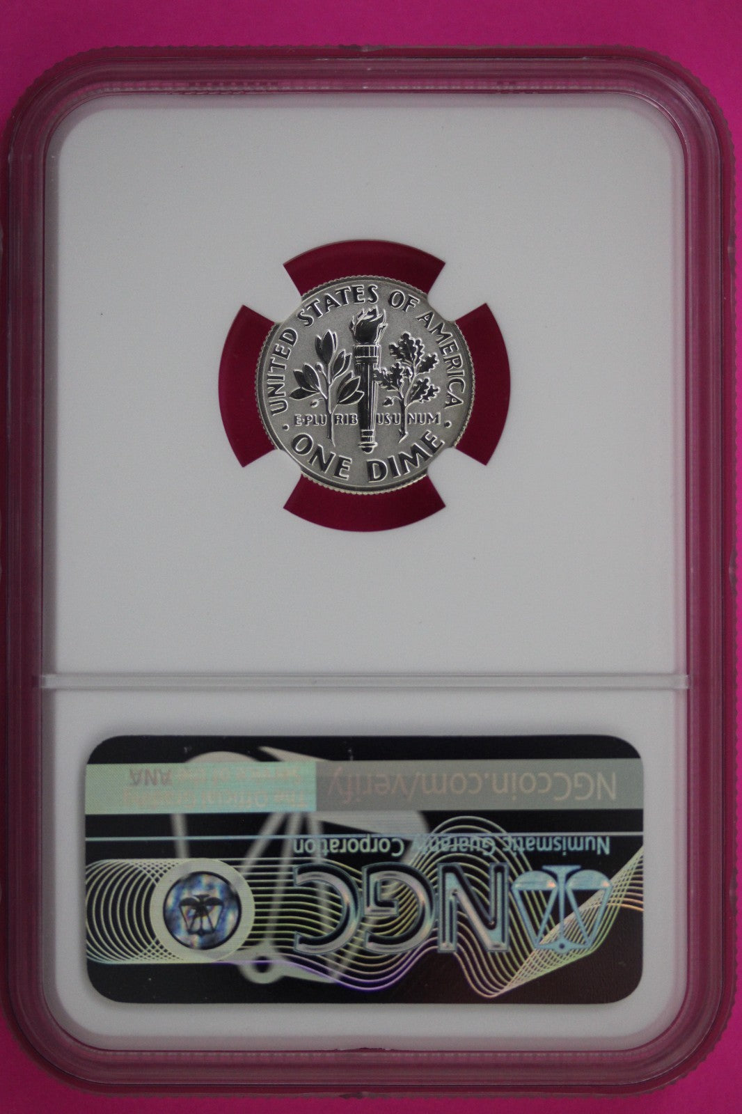 2018 S PF 70 Reverse Proof Roosevelt Silver Dime 1 Coin From a Proof Set NGC 235