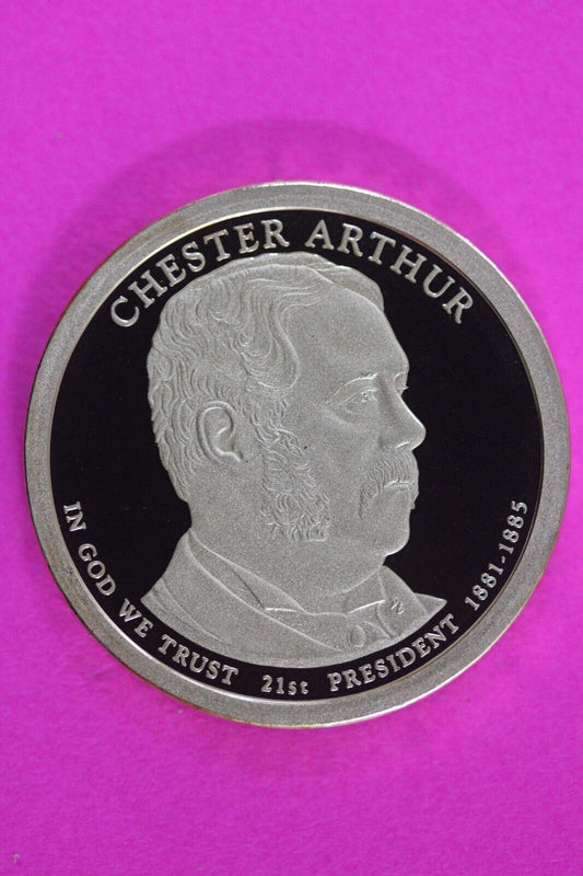 Proof 2012 S Chester Arthur Presidential Dollar DCAM Same Coin In Pics TOM 18