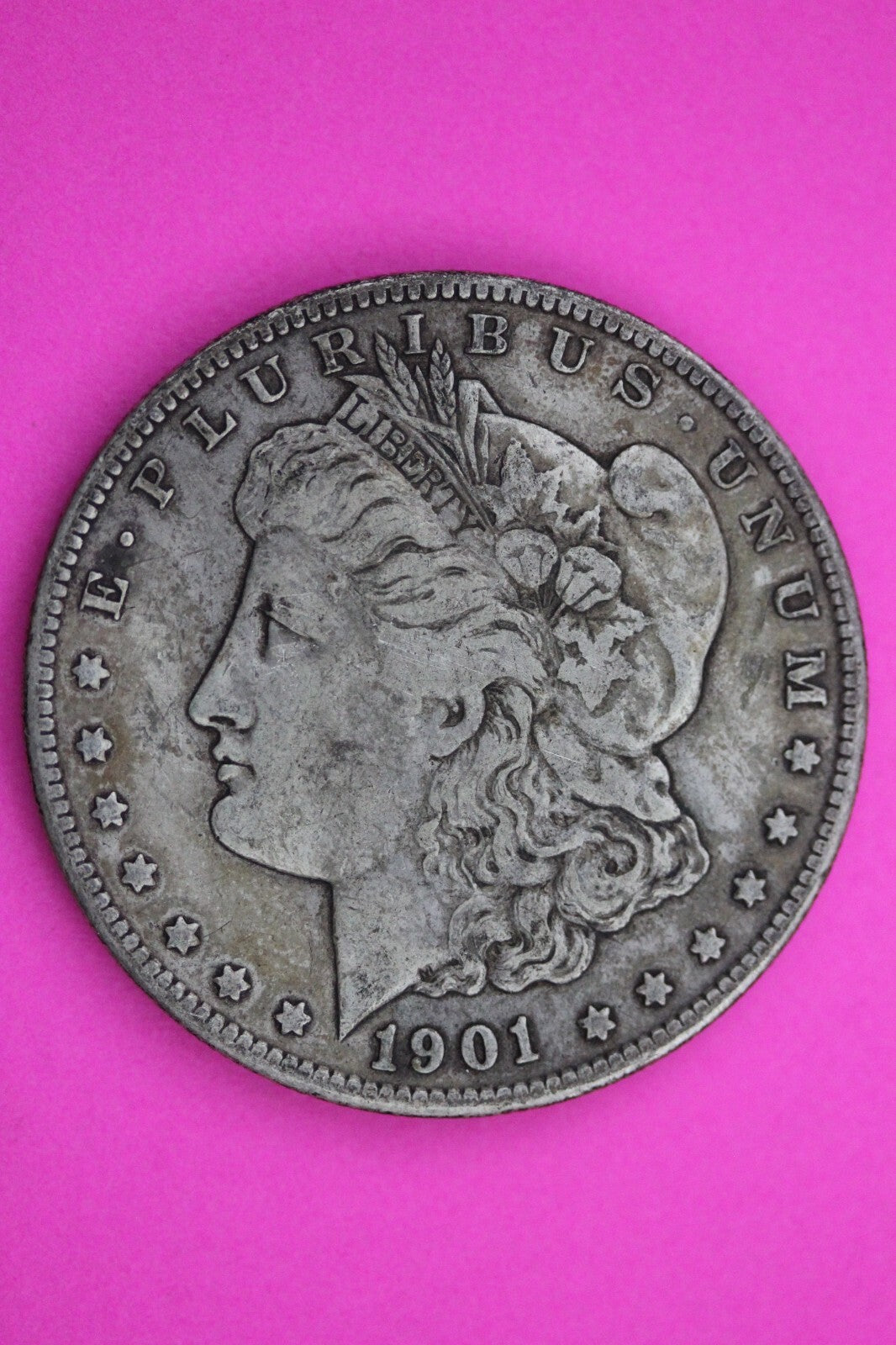 1901 S Morgan Lady Liberty Rare Date Silver Dollar Guaranteed Authentic 0177N