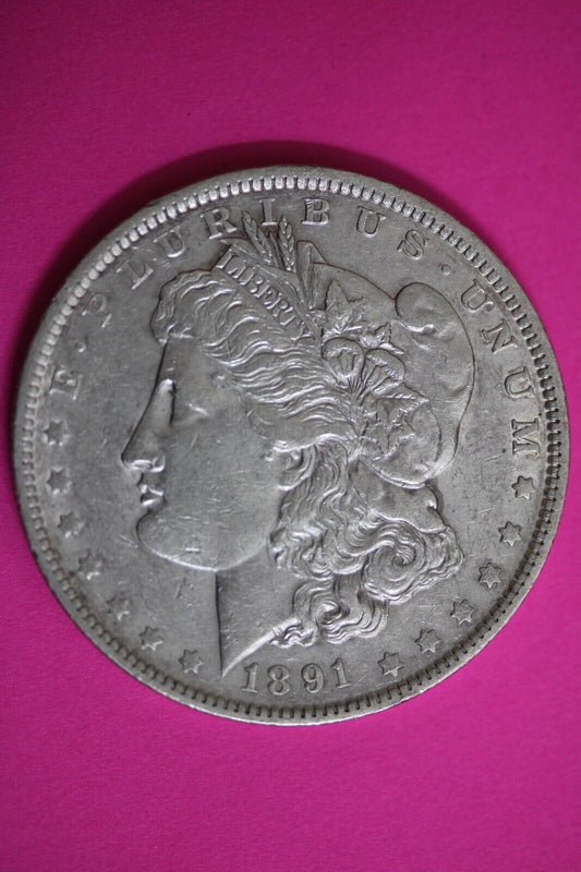 1891 O Morgan Liberty Silver Dollar Semi Key Date Coin New Orleans Mint 146