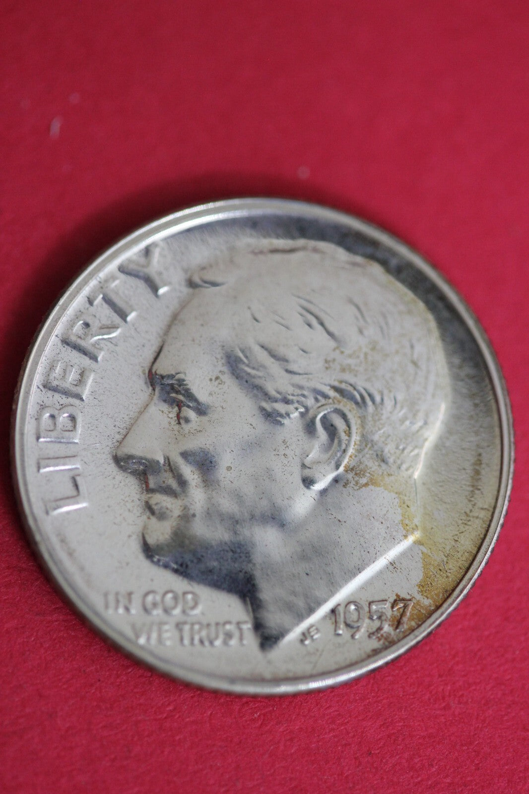 1957 Silver Proof Roosevelt Dime Exact Coin Shown Fast Shipping OCE 86