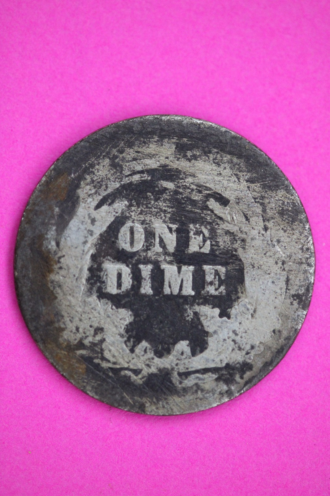 1895 P Barber Dime Silver Exact Coin Shown Low Grade Filler Damaged Bent 2749