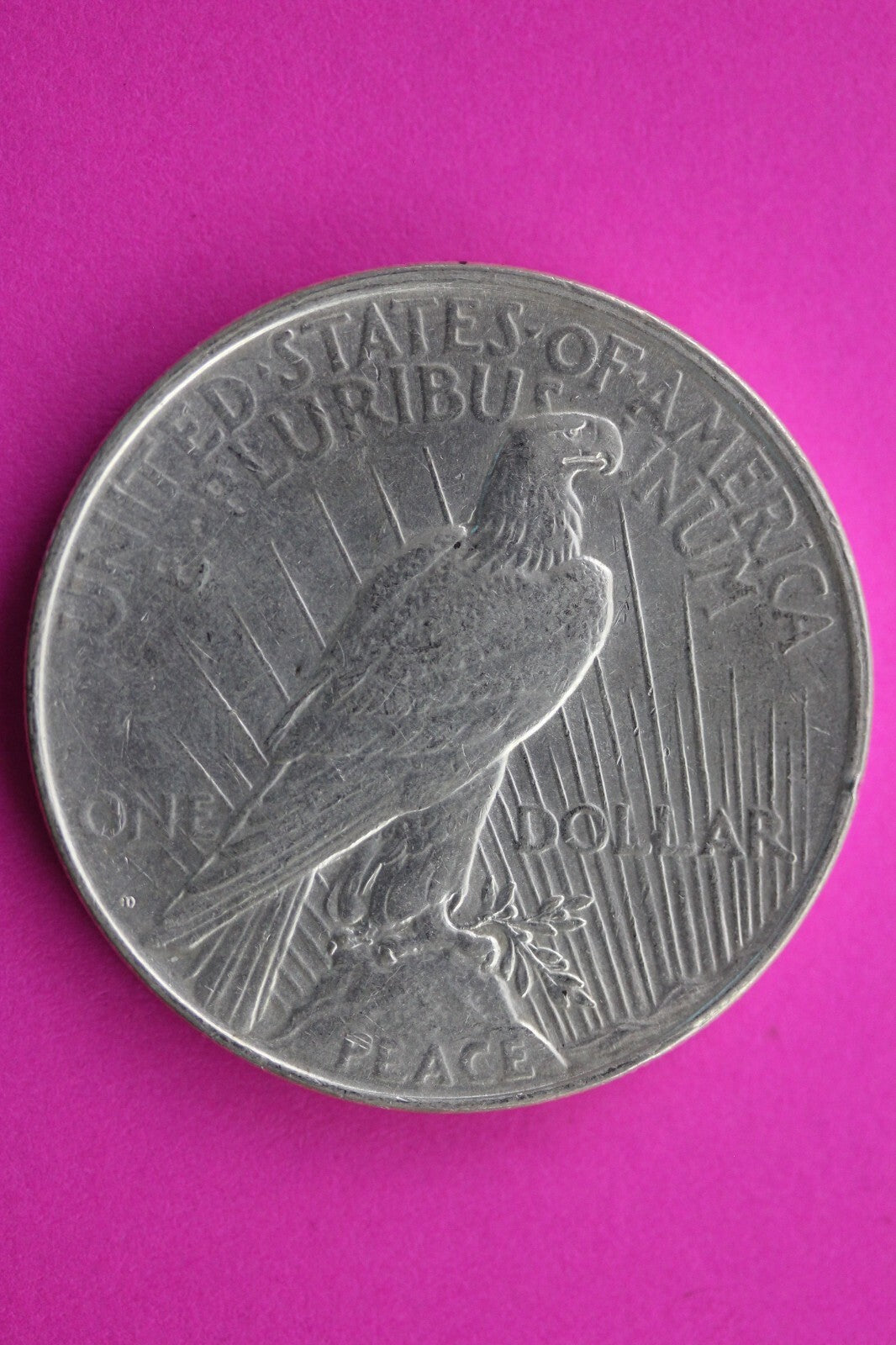 High Grade 1923 D Peace Silver Dollar LIberty Coin Guaranteed Authentic 0351N