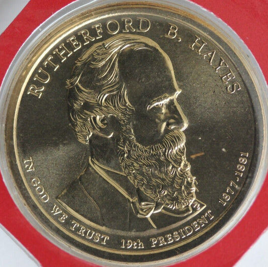 Gem BU 2011 D Rutherford Hayes Presidential Dollar Mint Cello Exact Coin TOM 42