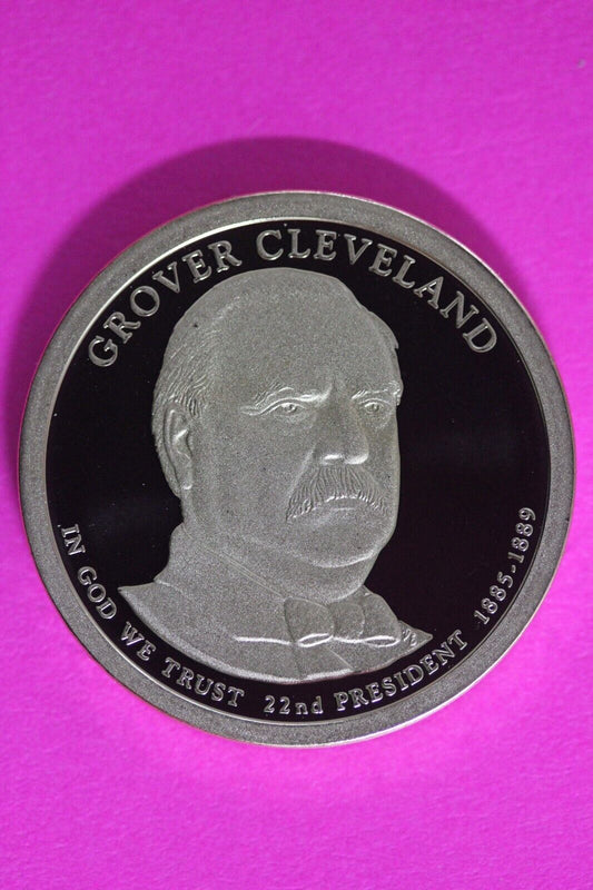 Proof 2012 S Grover Cleveland 1 Presidential Dollar DCAM Exact Coin Shown TOM 06