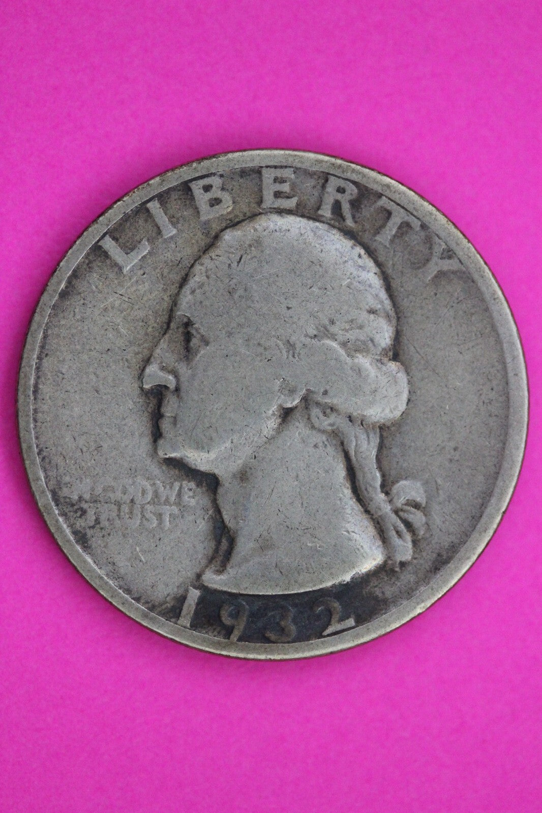 1932 S George Washington Silver Quarter Guaranteed Autthentic Genuine Coin 1230