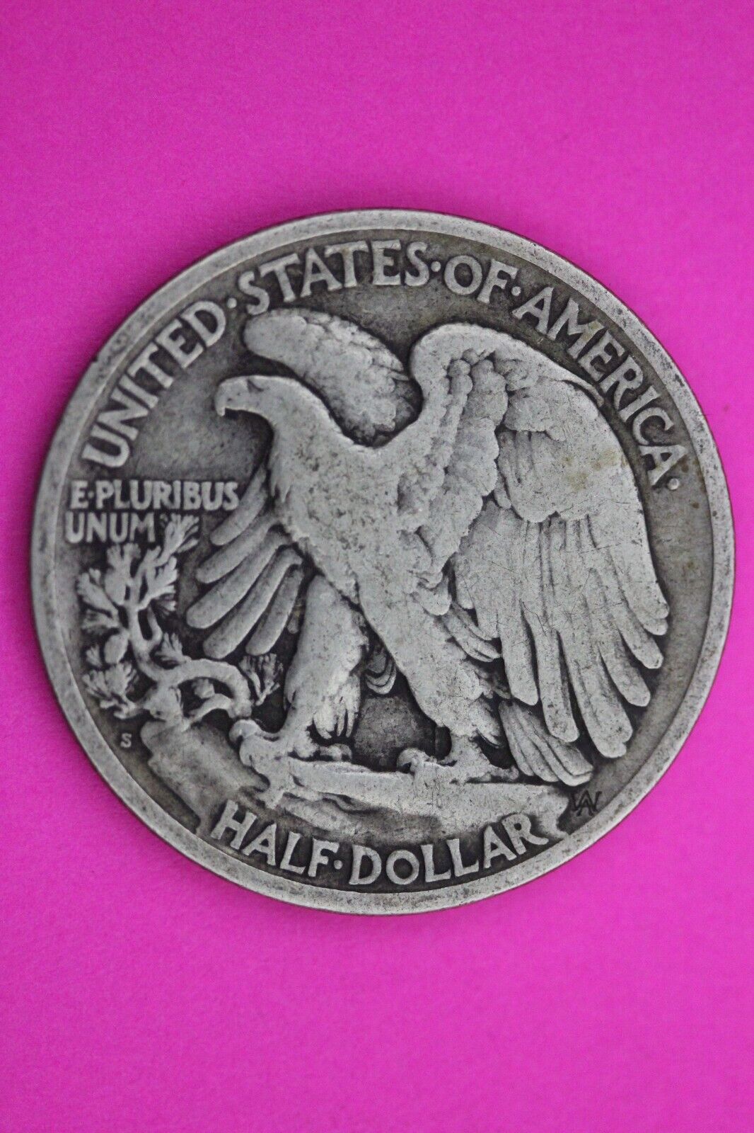 1920 S Walking Liberty Half Dollar Scarce Semi Key Date Silver Walker Coin 0017