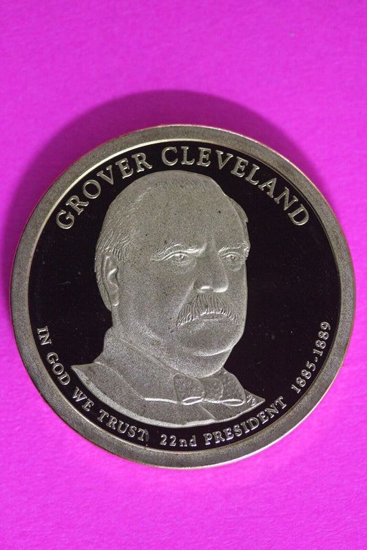 Proof 2012 S Grover Cleveland 1 Presidential Dollar DCAM Exact Coin Shown TOM 17