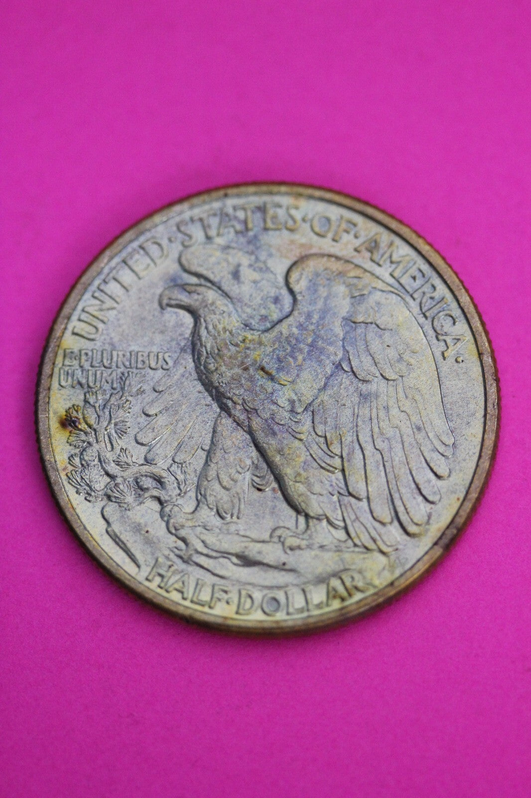 Nicely Toned High Grade 1943 P Walking Liberty Half Dollar Silver Coin 118