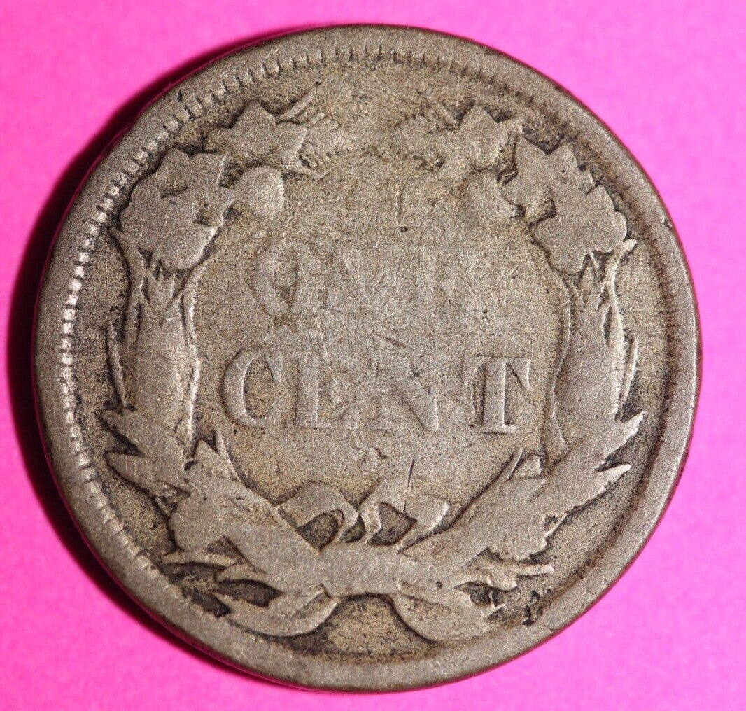 1858 Flying Eagle Cent Penny Exact Scarce Early Type Exact Coin as Pictured 145