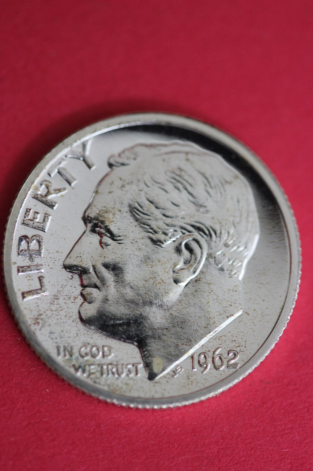 1962 Silver Proof Roosevelt Dime Exact Coin Shown  63