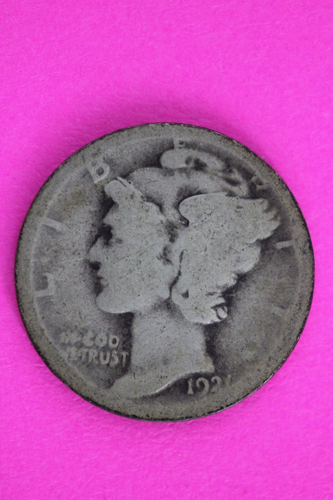 Key Date 1921 P Mercury Winged Liberty Dime Silver You Get Same Coin In Pics 07