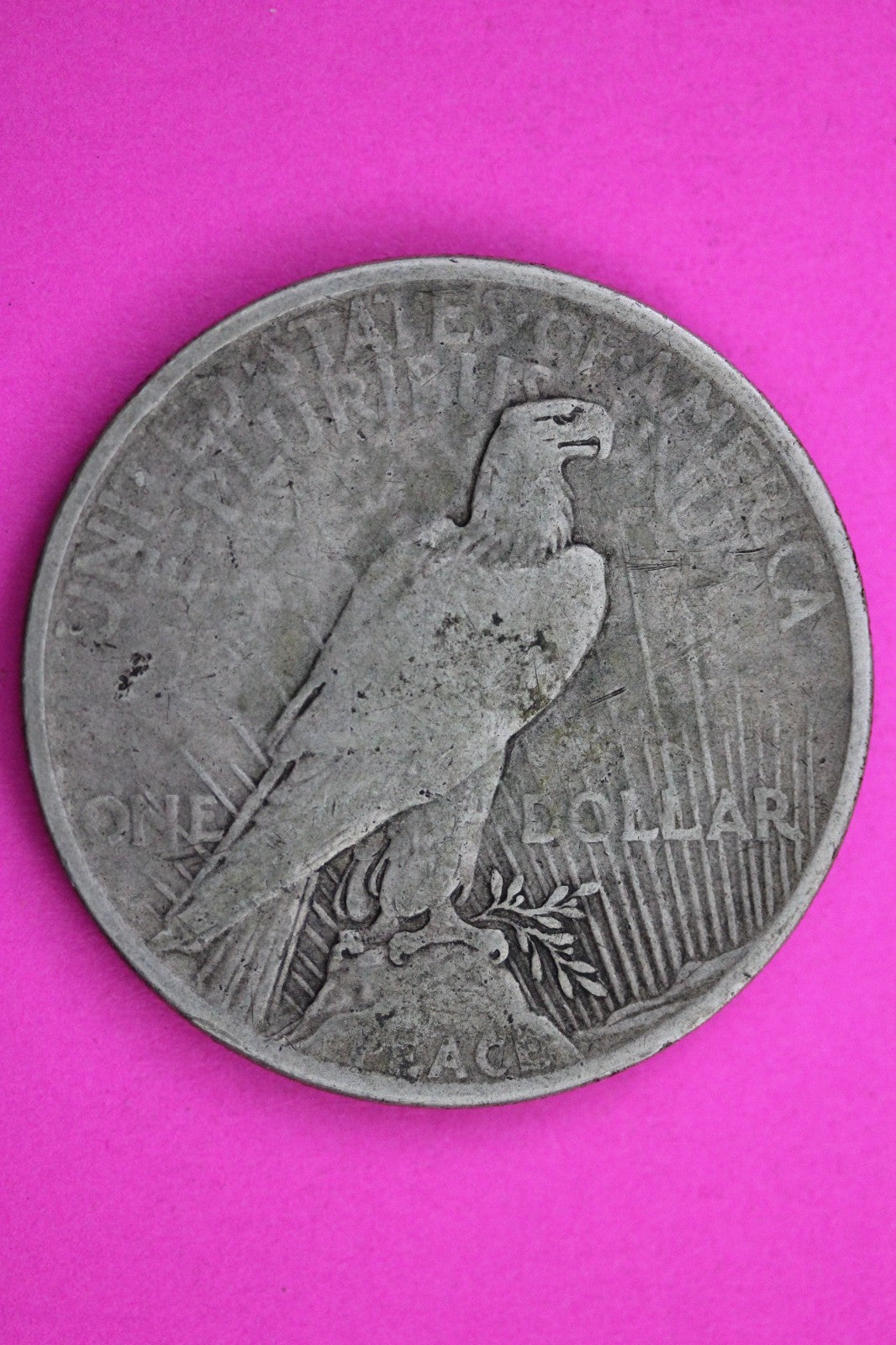 1921 P Peace Liberty Silver Dollar Guaranteed Authentic & Genuine Coin 1636