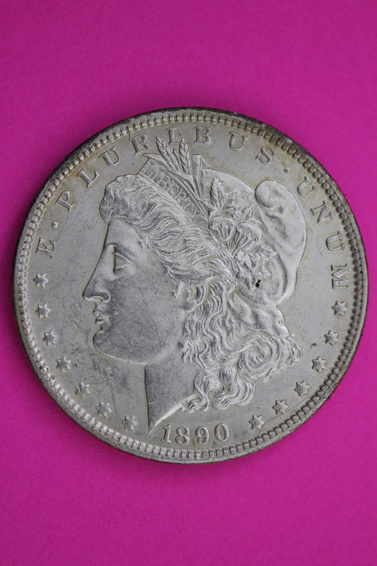 1890 P Morgan Silver Dollar Coin Guaranteed Authentic U.S.A American Seller 2219
