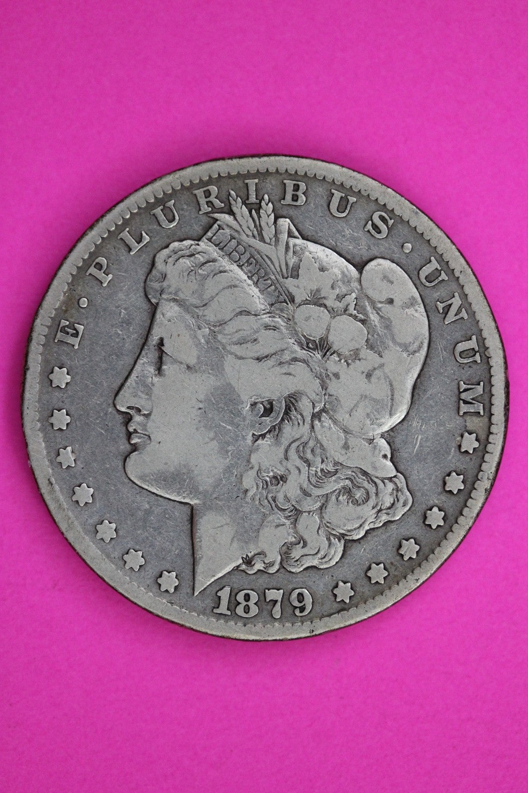 1879 CC Morgan Lady Liberty Silver Dollar Guaranteed Authentic & Genuine 1743
