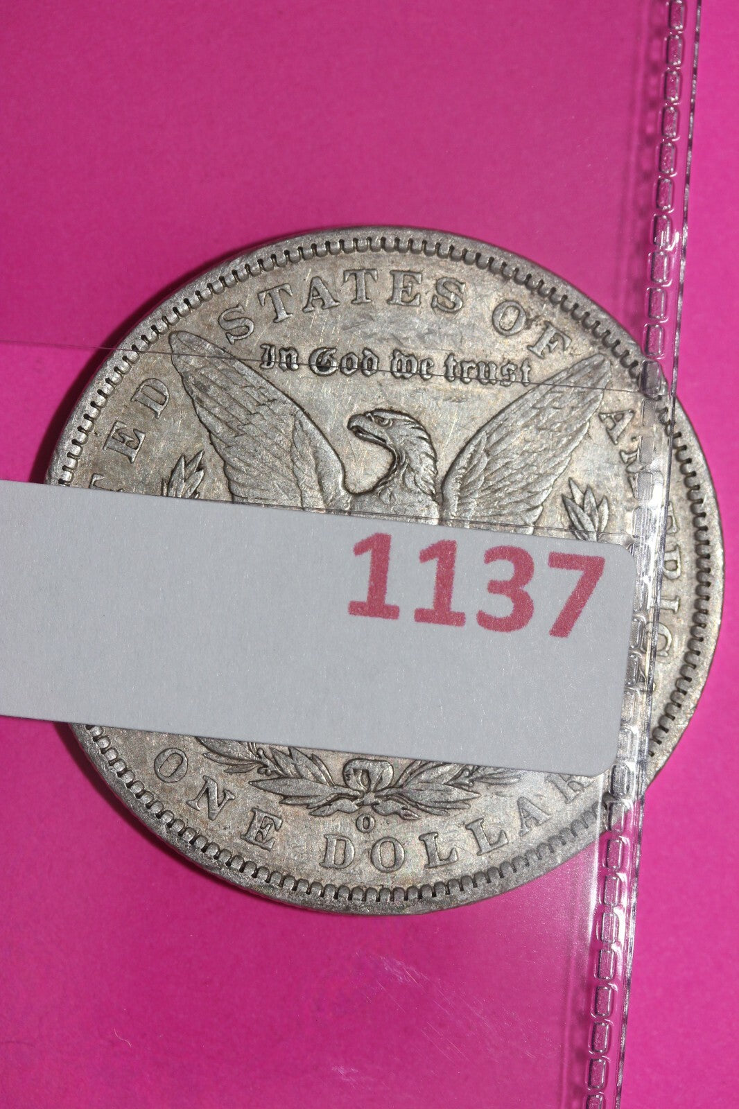 1891 O Morgan Liberty Silver Dollar Guaranteed Authentic & Genuine Coin 1137