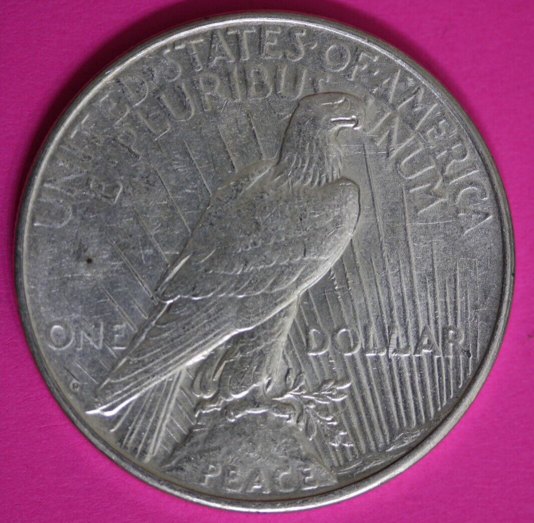 High Grade 1923 D Liberty Peace Silver Dollar Exact Coin In Pics Lots Luster 78