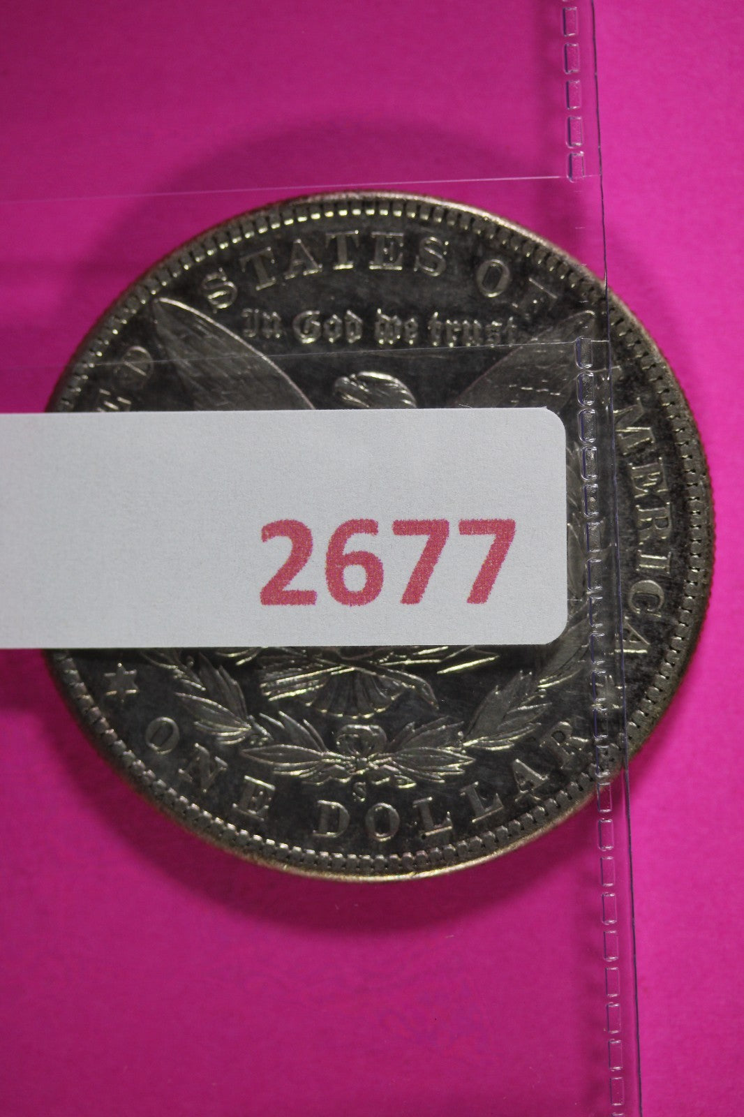 1904 S Morgan Lady Liberty Silver Dollar Guaranteed Authentic & Genuine 2677