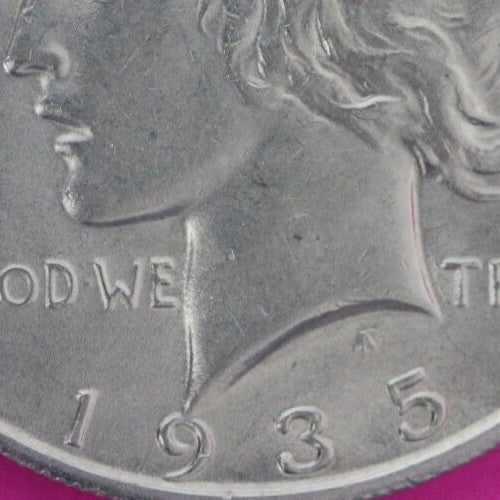 High Grade 1935 S Liberty Peace Silver Dollar San Francisco Semi Key Coin 47