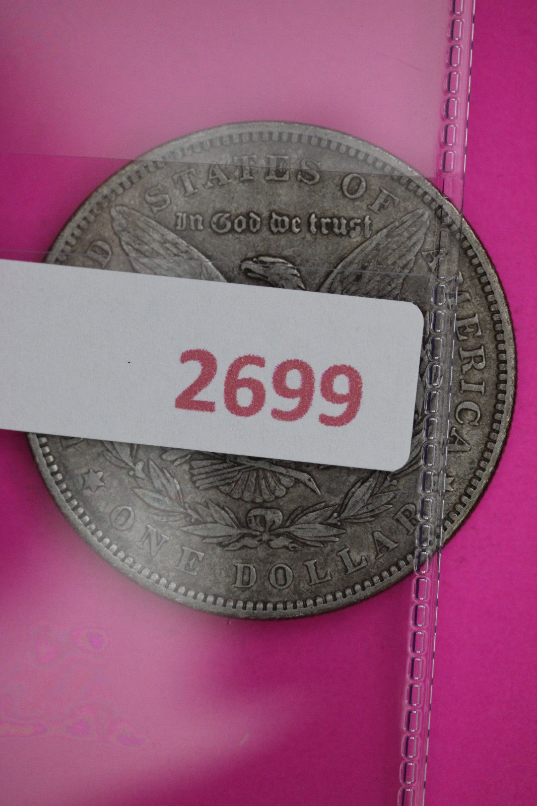 1892 P Morgan Lady Liberty Silver Dollar Guaranteed Authentic & Genuine 2699