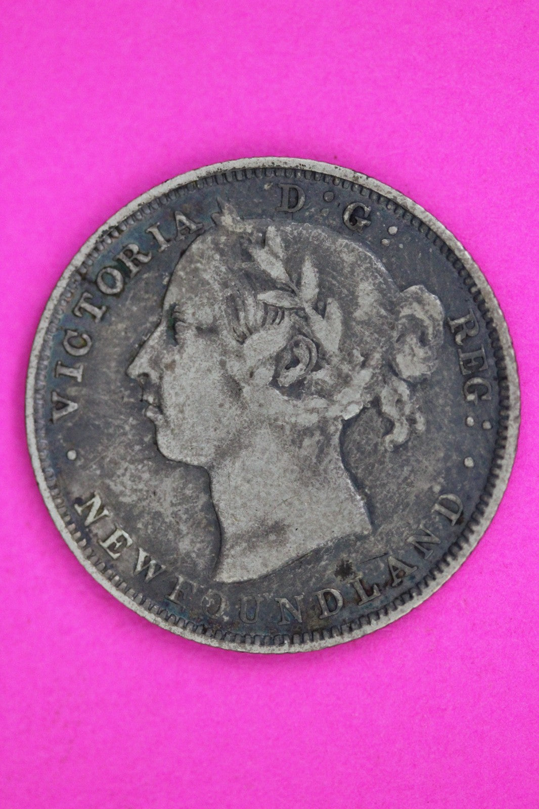 1888 Newfoundland Canada 20 TWENTY Cent Silver Coin Guaranteed Authentic 2246