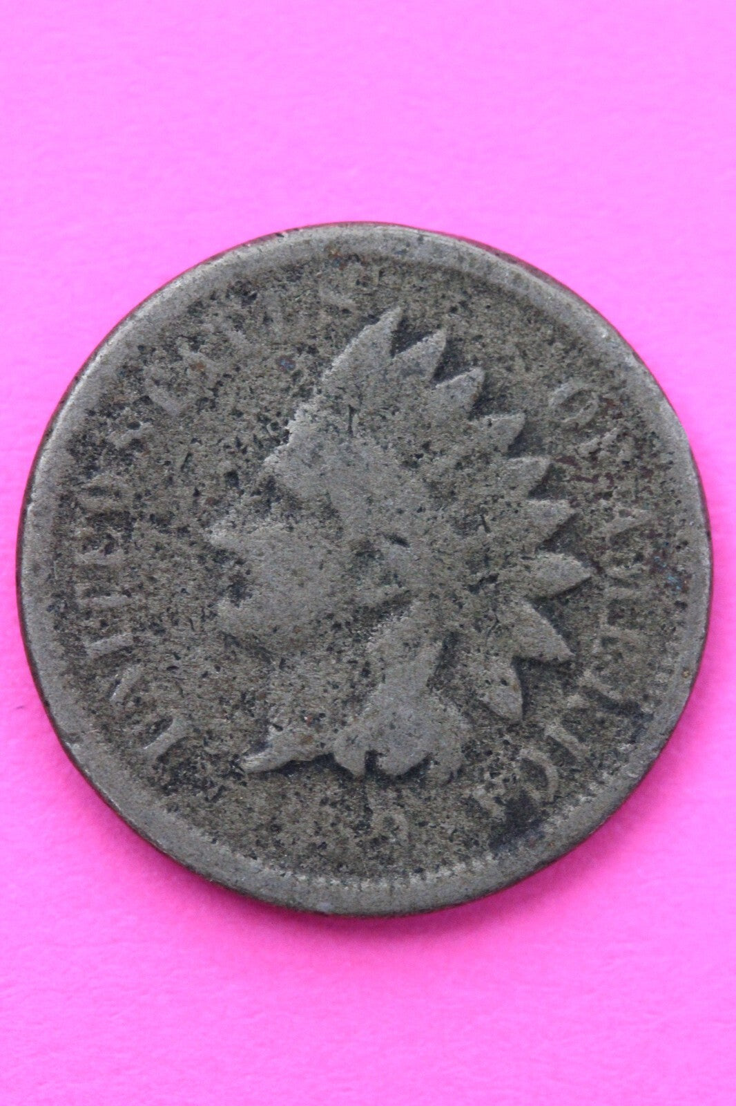 1859 Copper Nickel Indian Head Cent Penny Exact Early Type Coin Pictured 167
