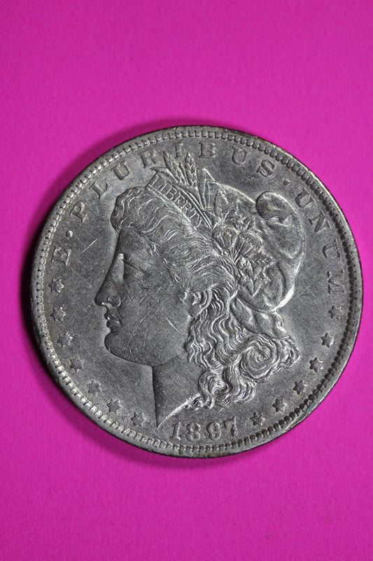 High Grade 1897 O Morgan Liberty Silver Dollar Key Date Coin New Orleans 56