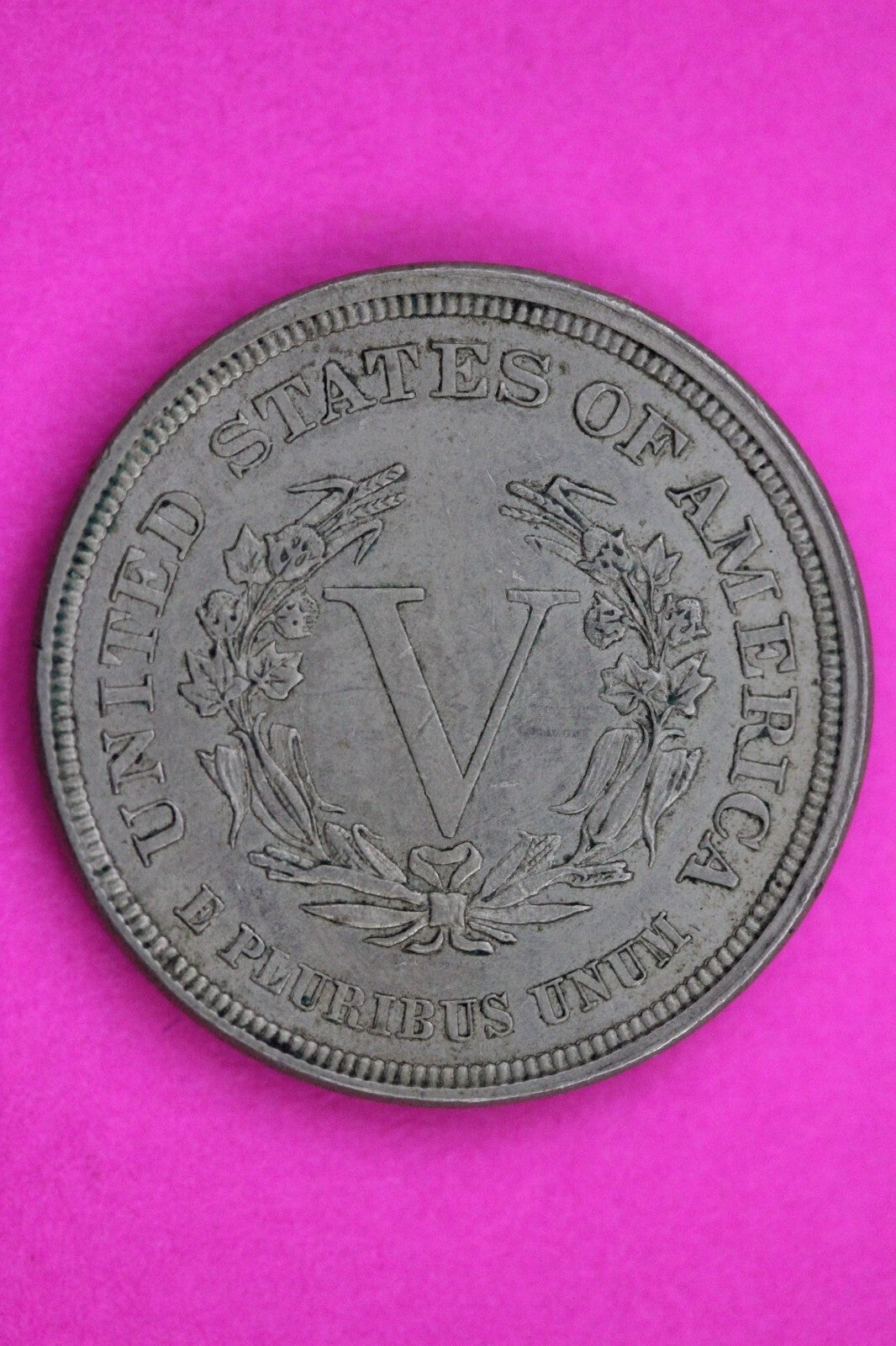 High Grade 1883 No Cents V Liberty Nickel Guaranteed Authentic Genuine Coin 1067