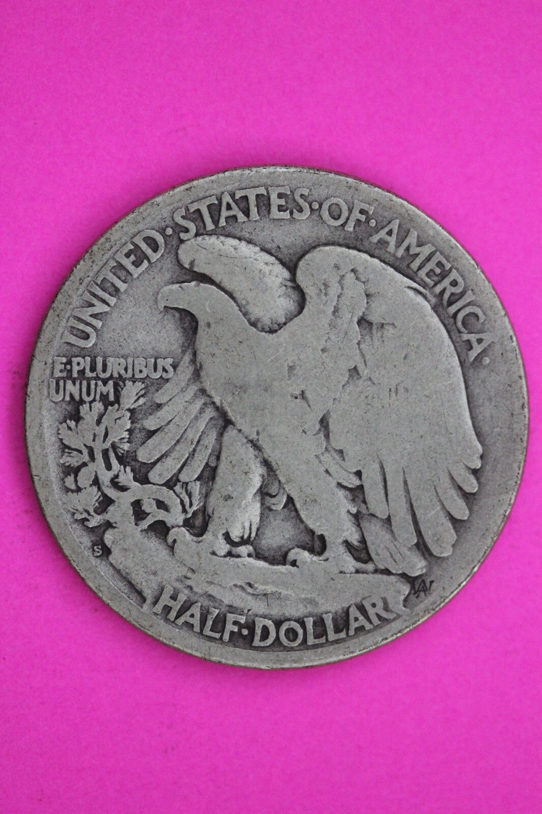 1923 S Walking Liberty Silver Half Dollar Guaranteed Authentic Genuine Coin 1165