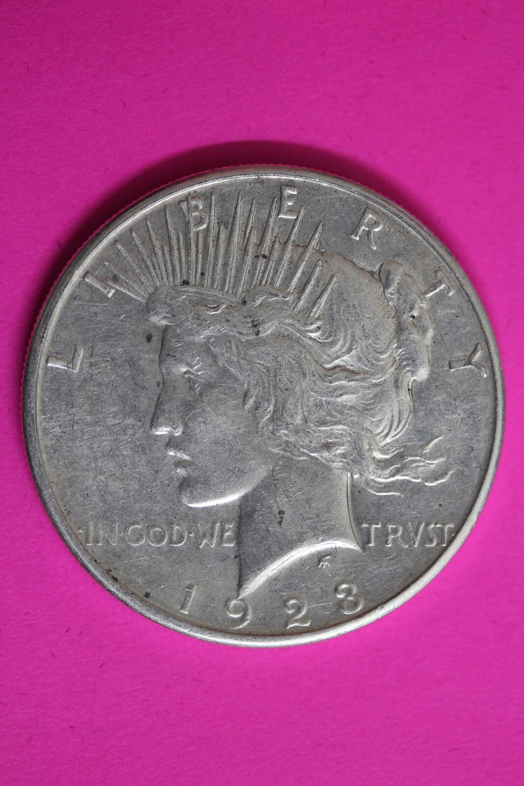 High Grade 1923 S Liberty Peace Silver Dollar San Francisco Mint Nice Luster 171