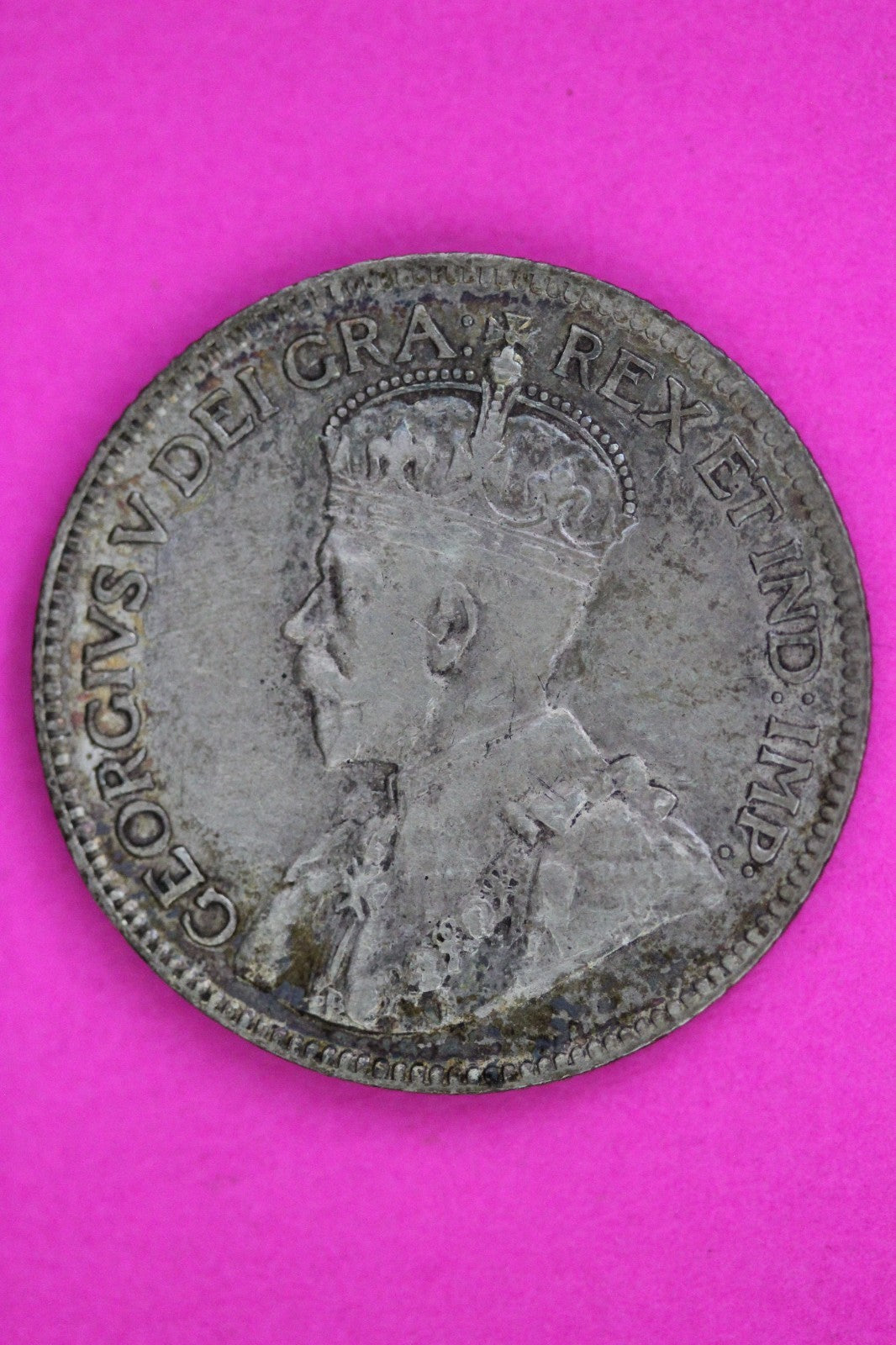 1917 Newfoundland Canada 20 TWENTY Cent Silver Coin Guaranteed Authentic 2249