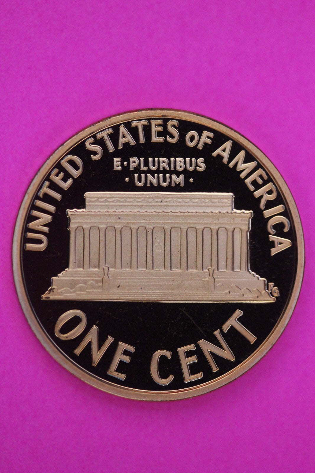 Gem Proof 2007 S Ultra Deep Cameo Lincoln Memorial Cent Same Coin In Pics TOM19