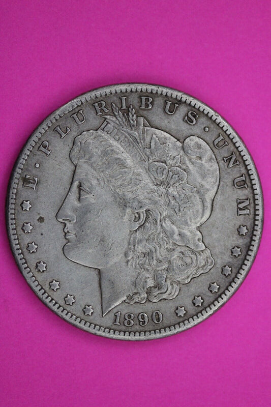 Carson City Mint 1890 CC Morgan Liberty Silver Dollar Rare Semi Key Coin 22