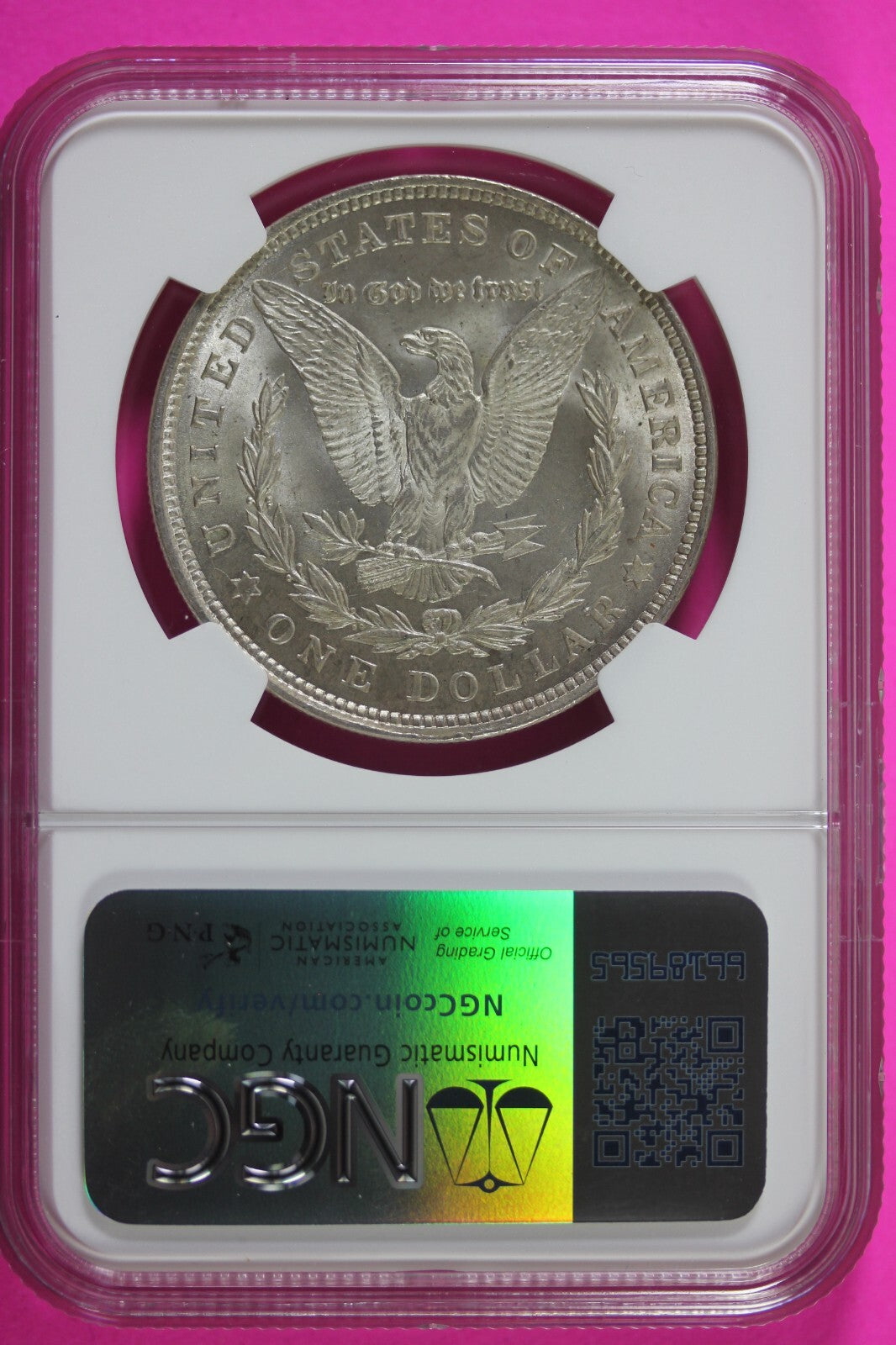 1921 P MS 63 Liberty Morgan Silver Dollar NGC Certified Graded Authentic 671