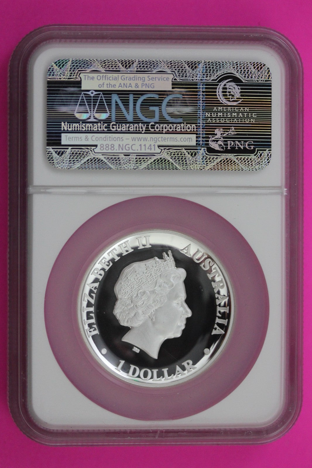 2010 PF 69 High Relief Australia Kangaroo $1 Dollar NGC Certified Graded 6092