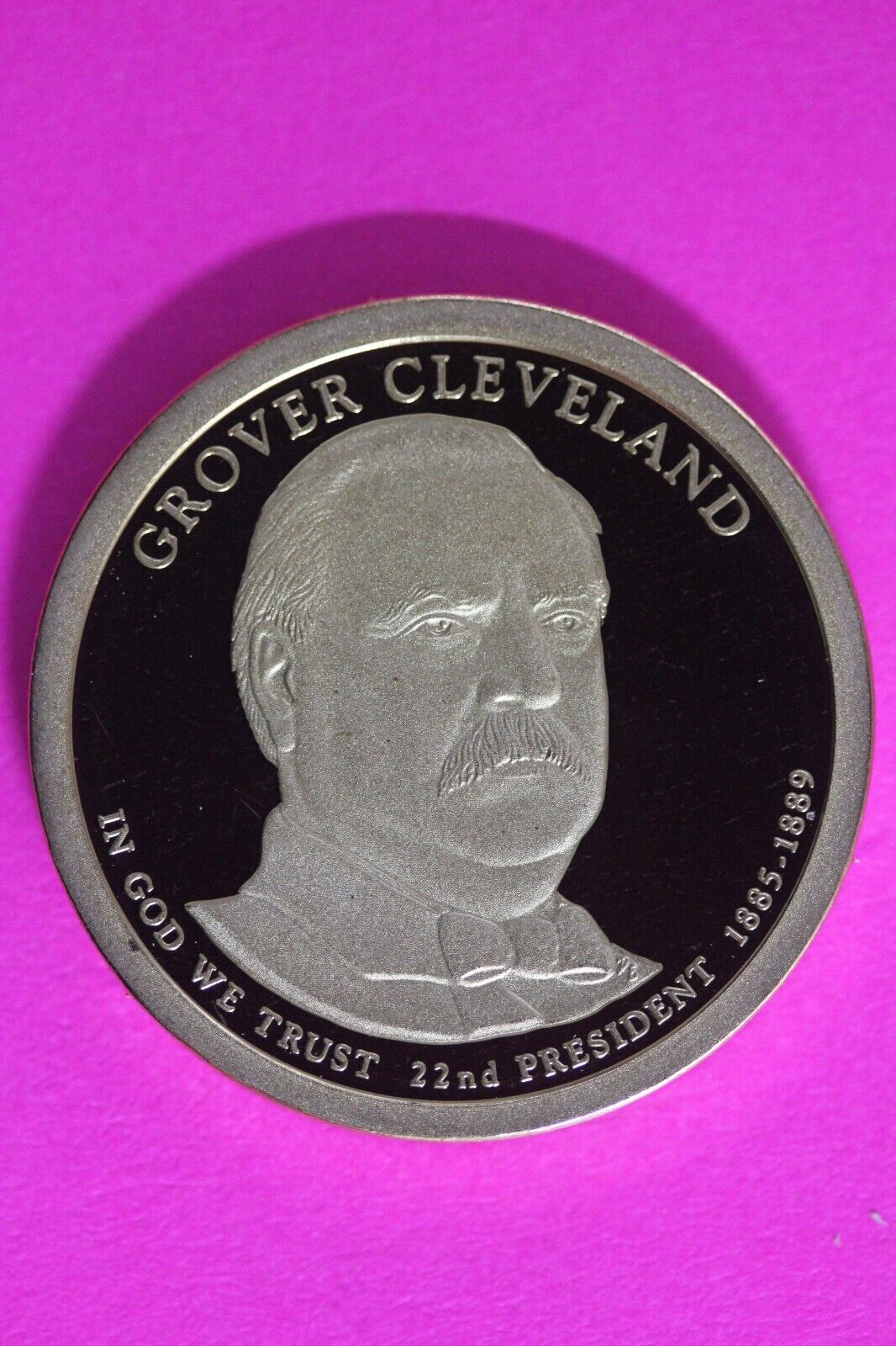 Proof 2012 S Grover Cleveland 1 Presidential Dollar DCAM Exact Coin Shown TOM 13