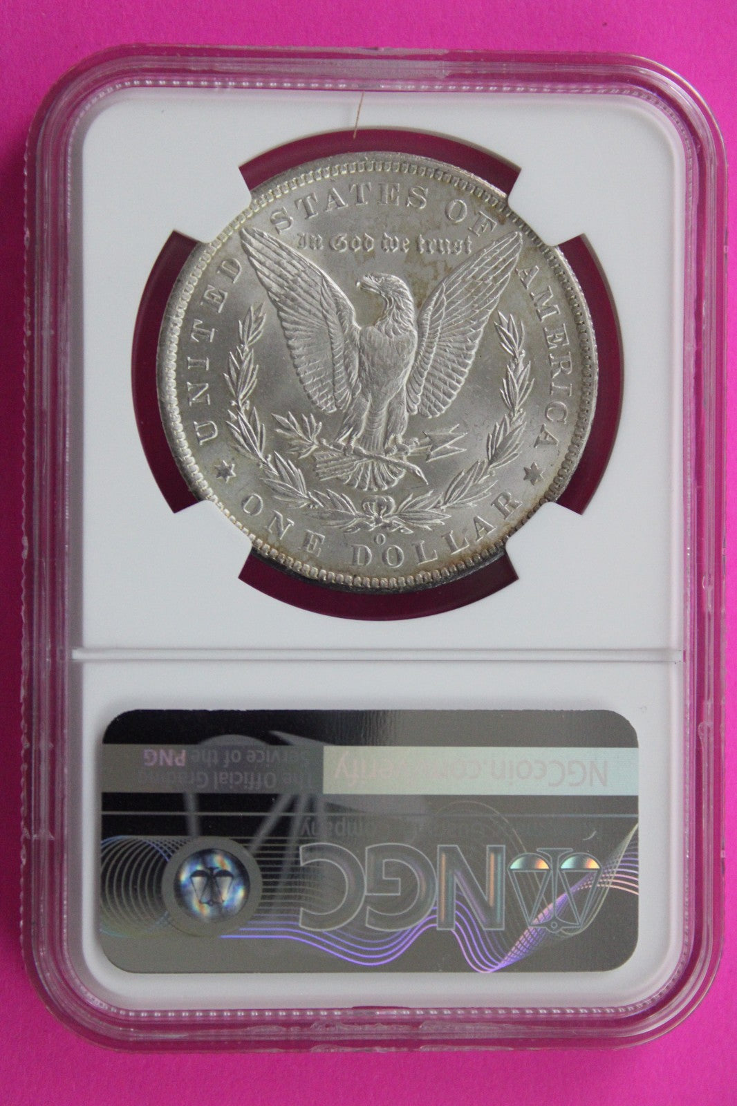 1885 O MS 63 Liberty Morgan Silver Dollar NGC Certified Graded Authentic 797