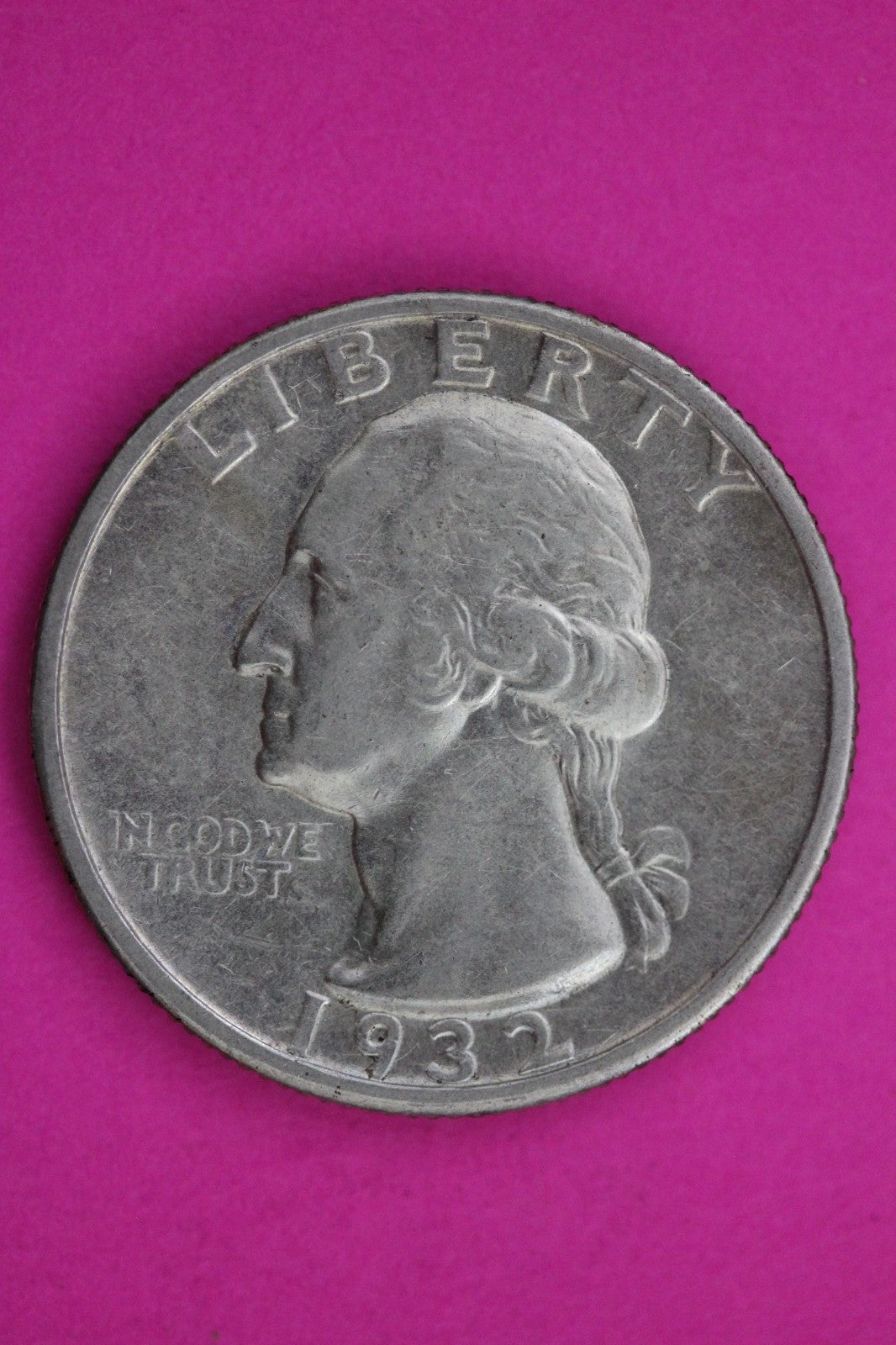 1932 S George Washington Silver Quarter Guaranteed Authentic Genuine Coin 1605