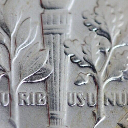 Rainbow Toned 1954 Silver Proof Roosevelt Dime  92