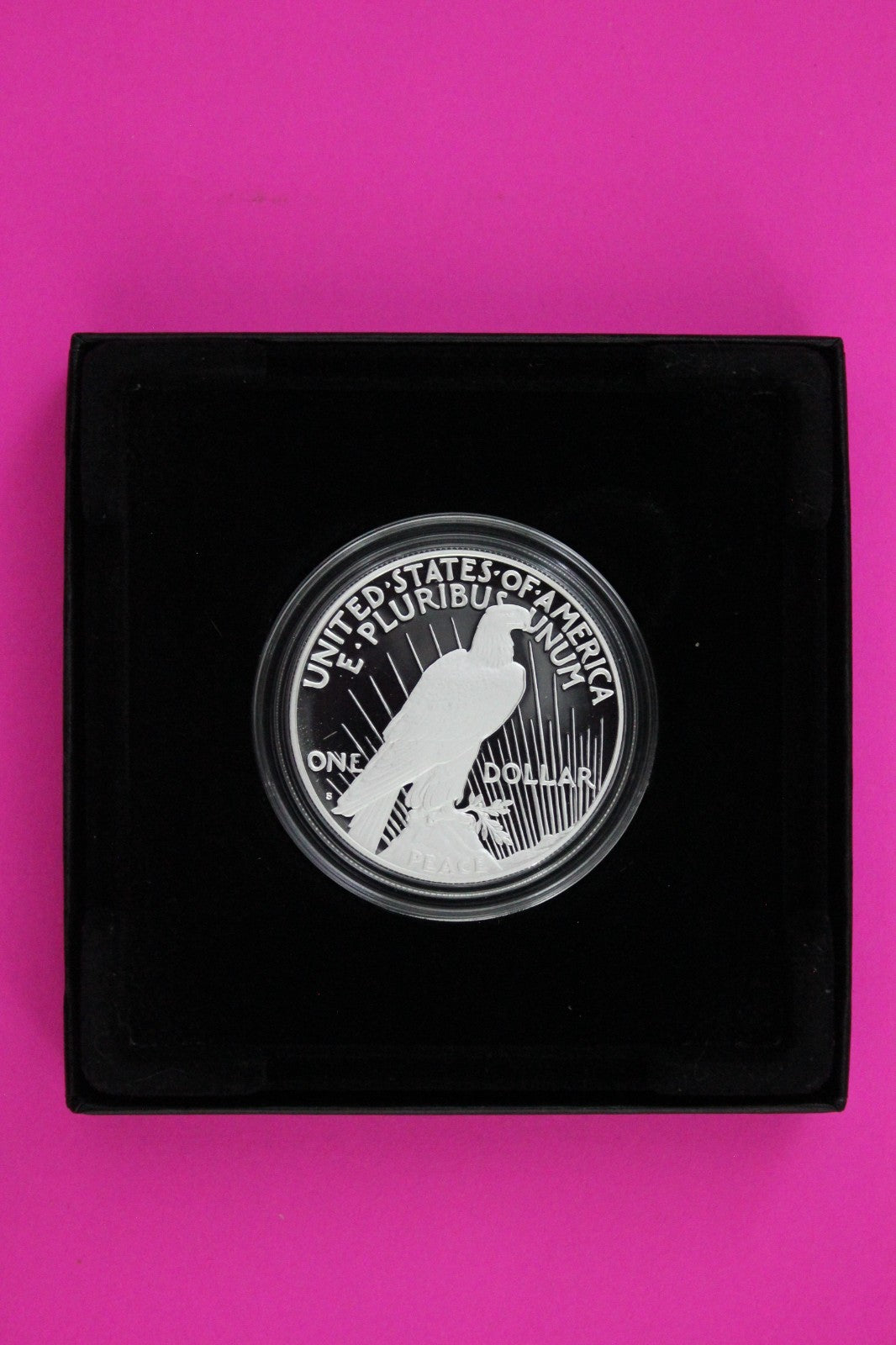 Gem Deep Cameo Proof 2023 S Peace Silver Dollar 999 Fine Mint Box & COA 6022