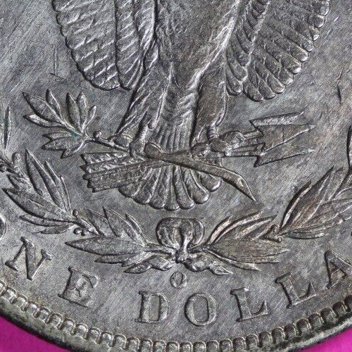 High Grade 1897 O Morgan Liberty Silver Dollar Key Date Coin New Orleans 56