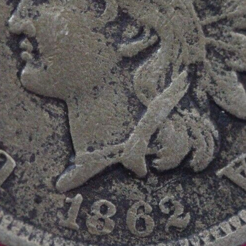 1862 Copper Nickel Indian Head Cent Penny Early Type Coin Exact Coin Pictured 53