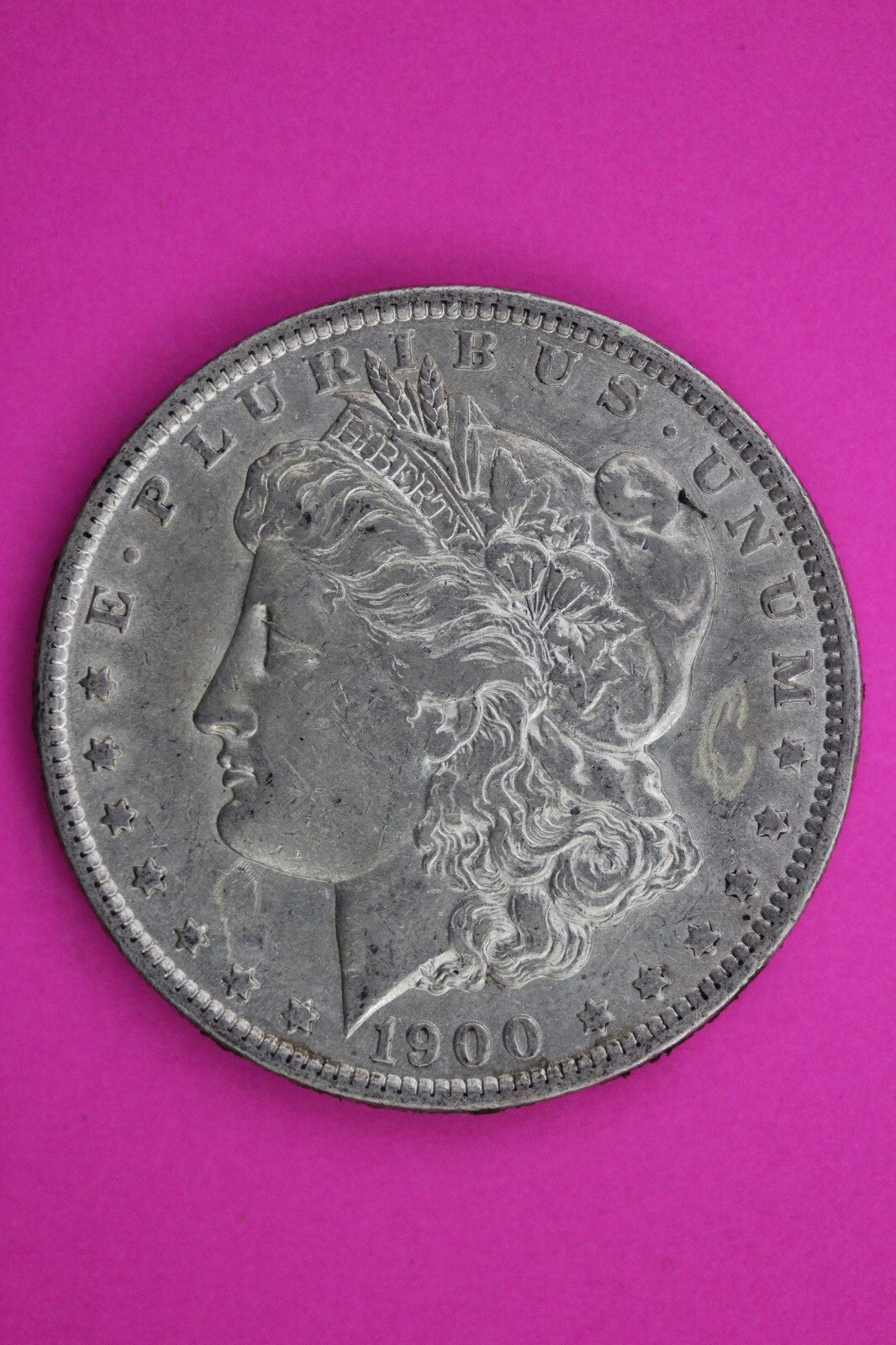 Graffiti 1900 O/CC Morgan Lady Liberty Silver Dollar Rare Key Date Coin 385