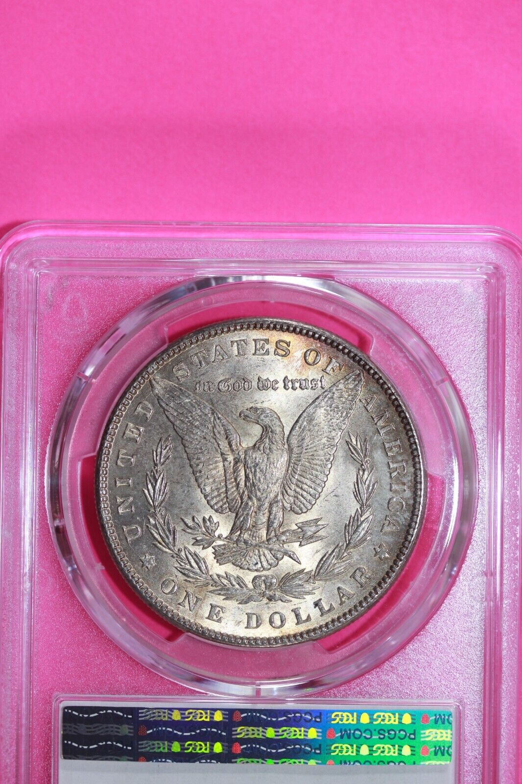 Nicely Toned 1883 P MS 64 Liberty Morgan Silver Dollar PCGS Certified Slab 758