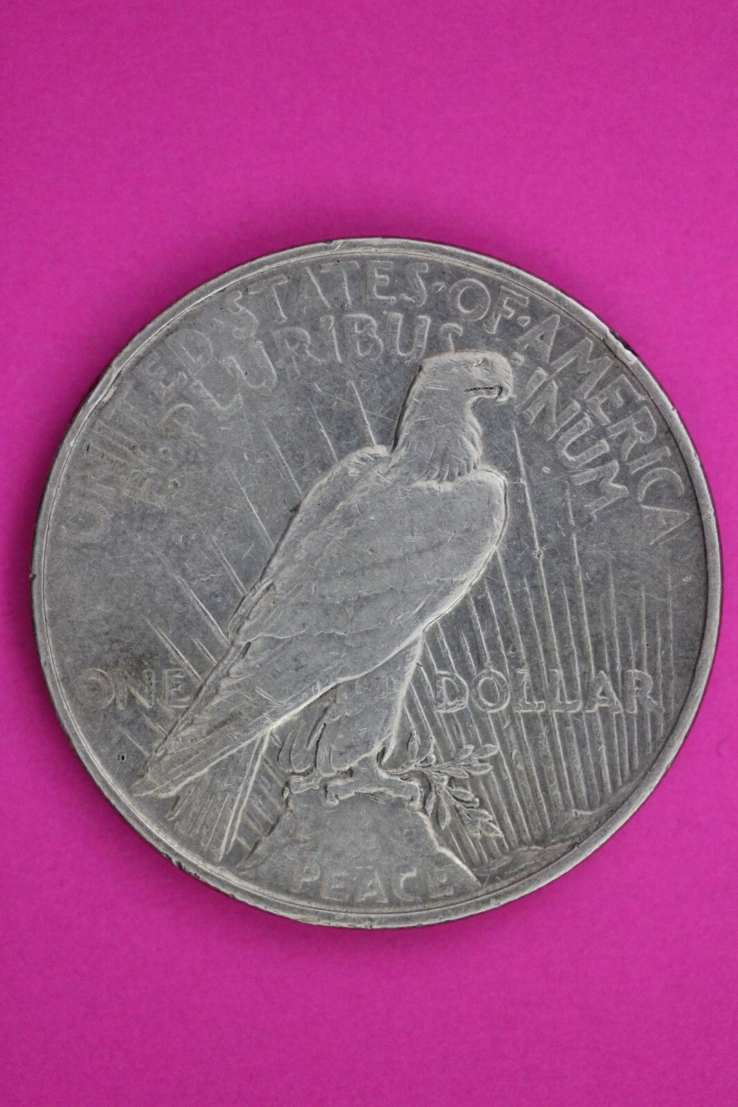 1927 D Peace Liberty Silver Dollar Guaranteed Authentic & Genuine Coin 1392