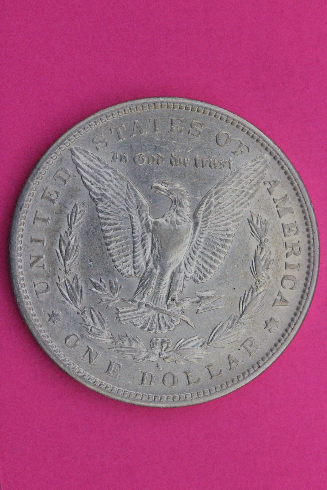 High Grade 1890 S Morgan Lady Liberty Rare Date Silver Dollar Authentic 0337N