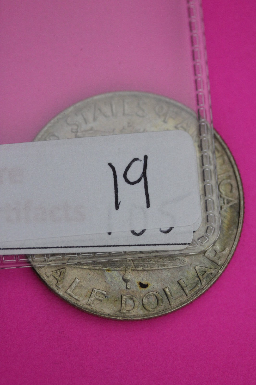 High Grade Toned 1951 D Ben Franklin Silver Half Dollar Exact Coin Shown 19